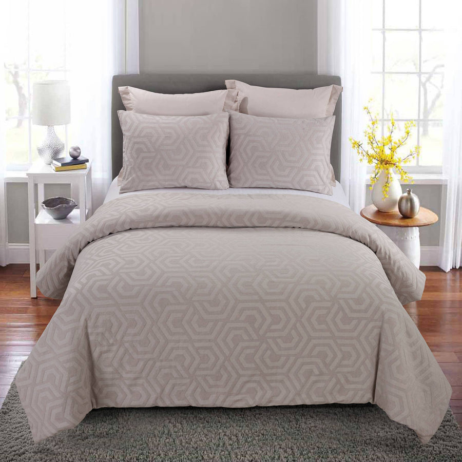 Seville Queen 3pc Comforter Set - Blush