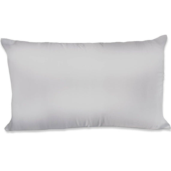 100% Satin Queen Size Pillowcase - Silver