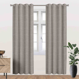 Driscoll Energy Saving Blackout Grommet Panel - Taupe 54"x84"