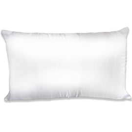 100% Satin King Size Pillowcase - White