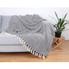 Chevron Patterned Cotton Throw Blanket - 50 x 70