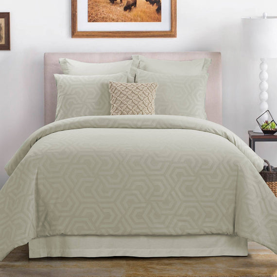 Seville Queen 3pc Comforter Set - Sage