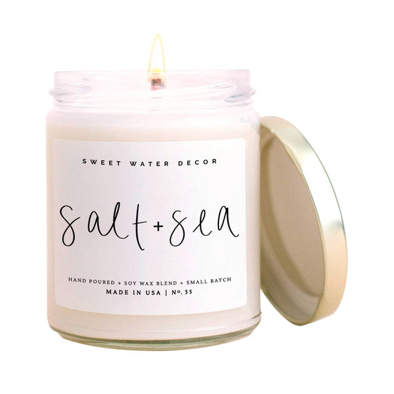 Salt and Sea Soy Candle 9oz